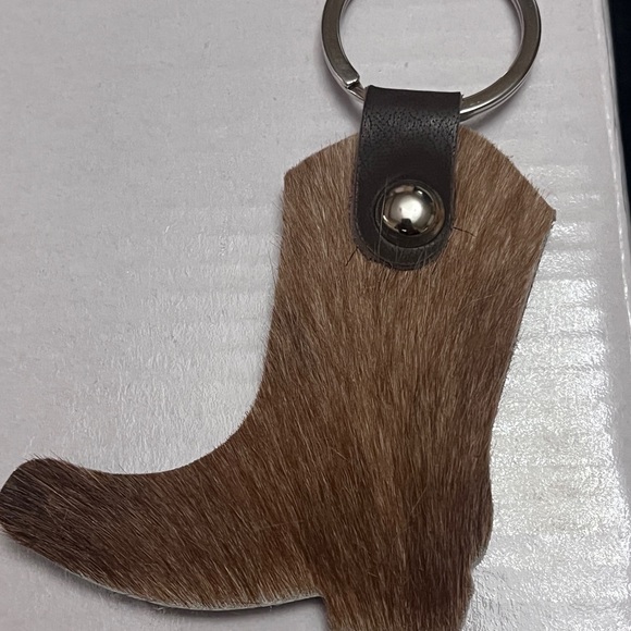 Cowhide Boot Keychain - Picture 2 of 3